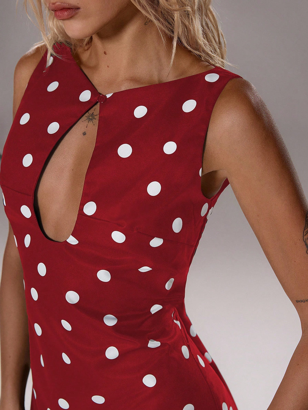 SHEIN mini ruha, piros