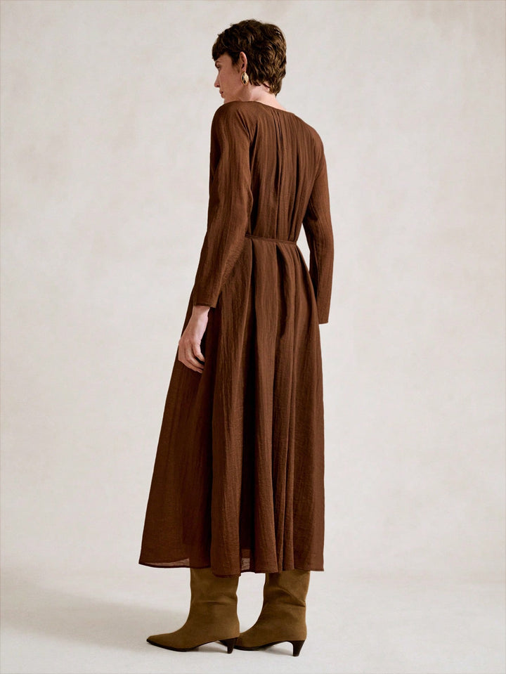 SHEIN Maxi ruha, barna