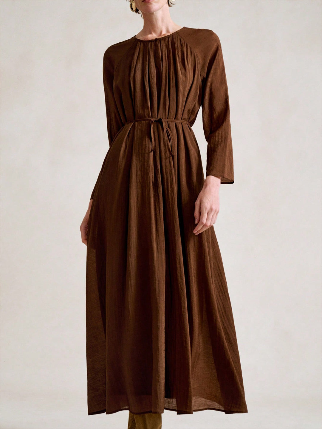 SHEIN Maxi ruha, barna