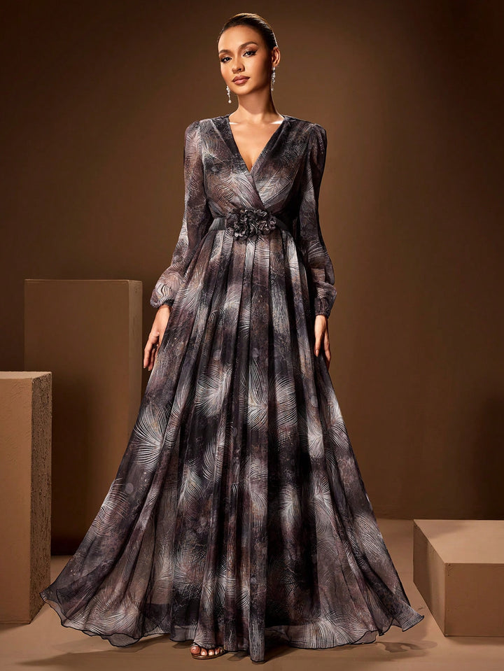 Rochie maxi SHEIN, mix culori