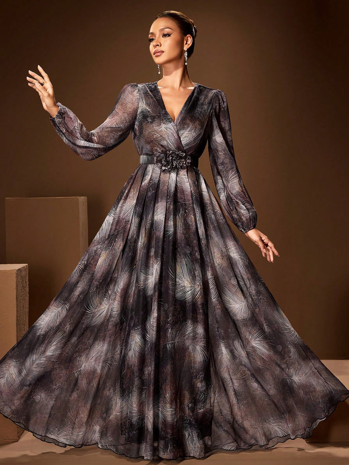 Rochie maxi SHEIN, mix culori