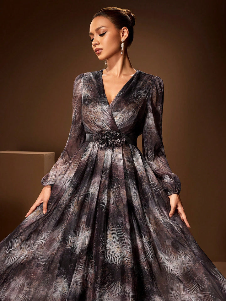 Rochie maxi SHEIN, mix culori
