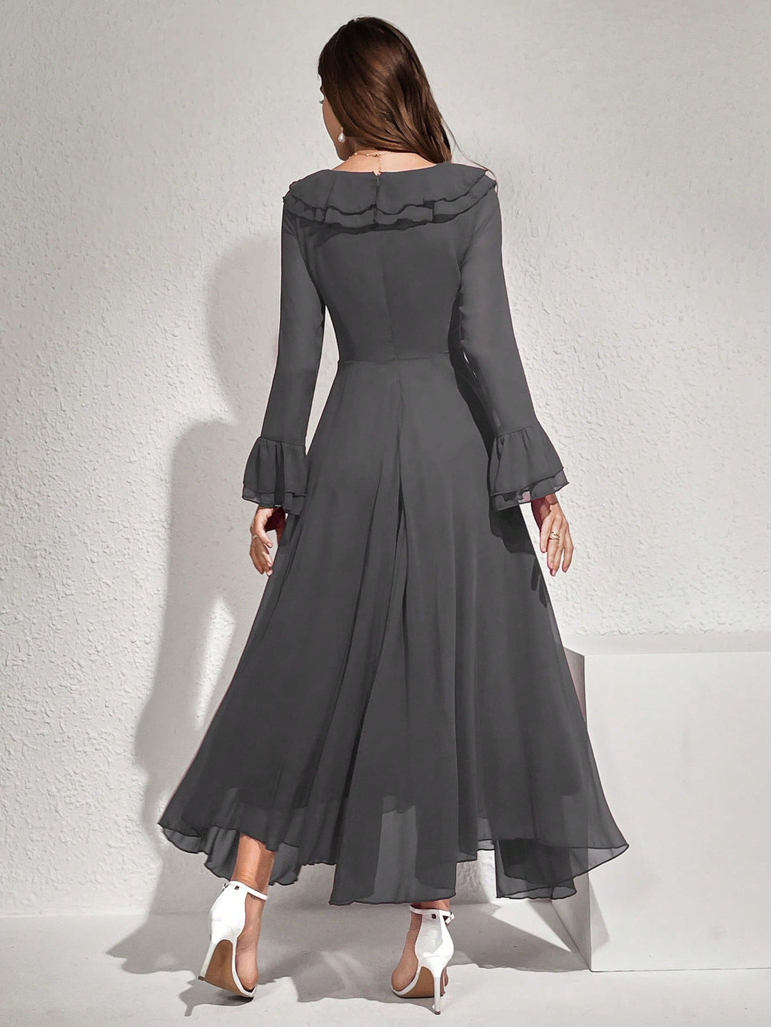 Rochie maxi Shein, gri