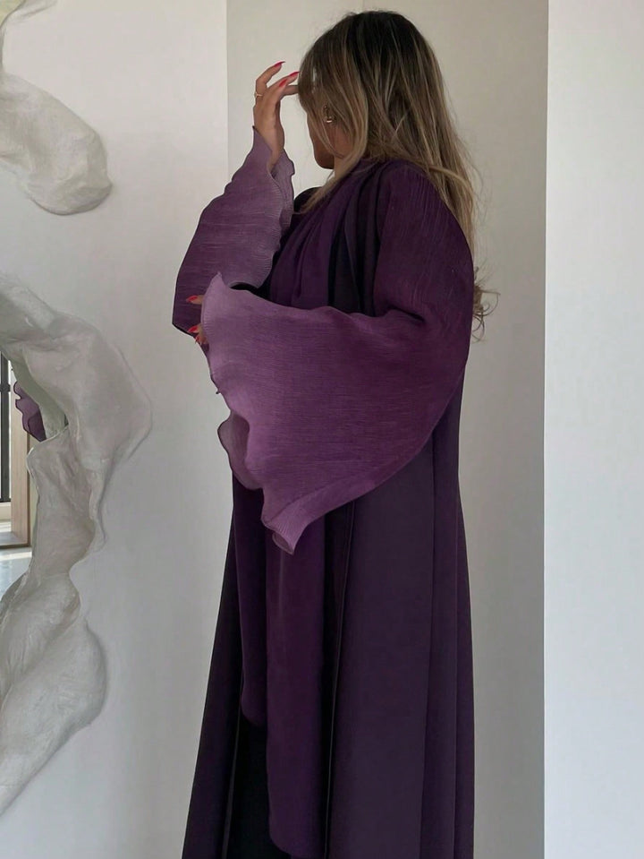 Set caftan și jalabiya SHEIN, mov