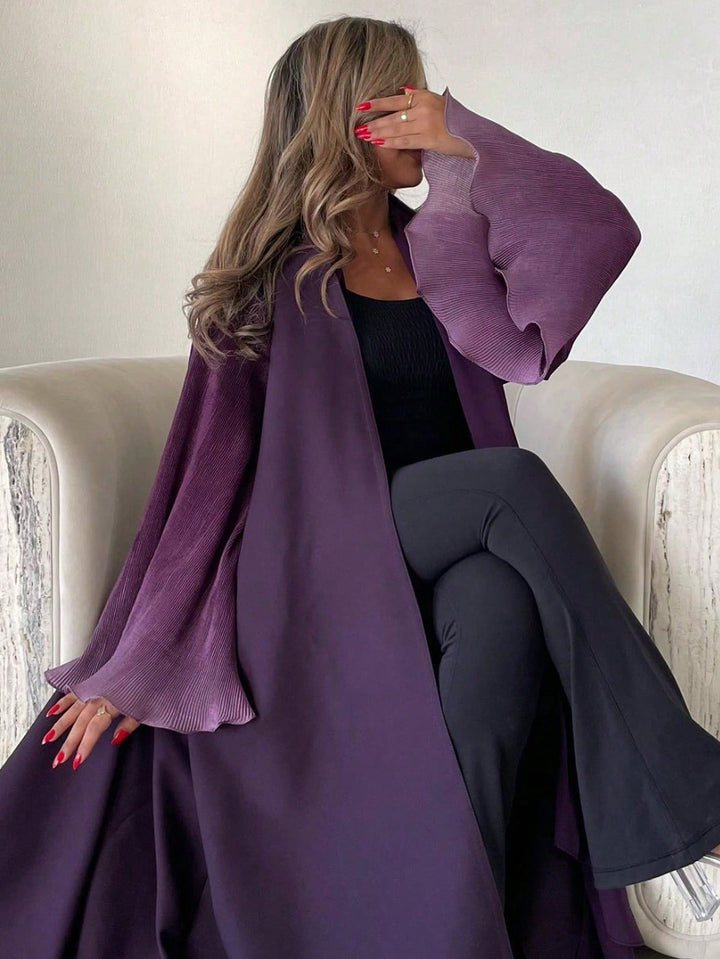 Set caftan și jalabiya SHEIN, mov
