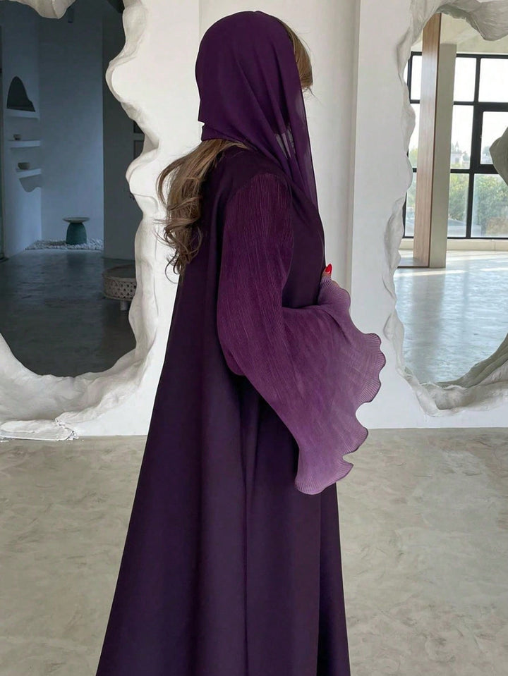 Set caftan și jalabiya SHEIN, mov