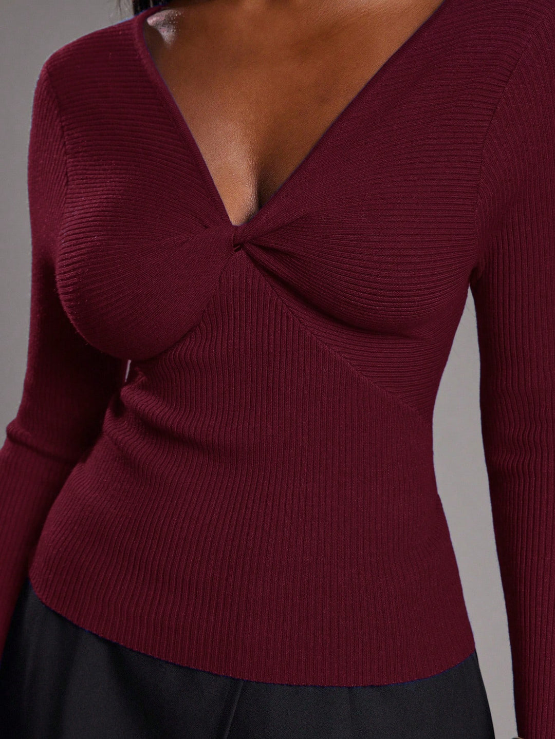 Pulover SHEIN, vișiniu