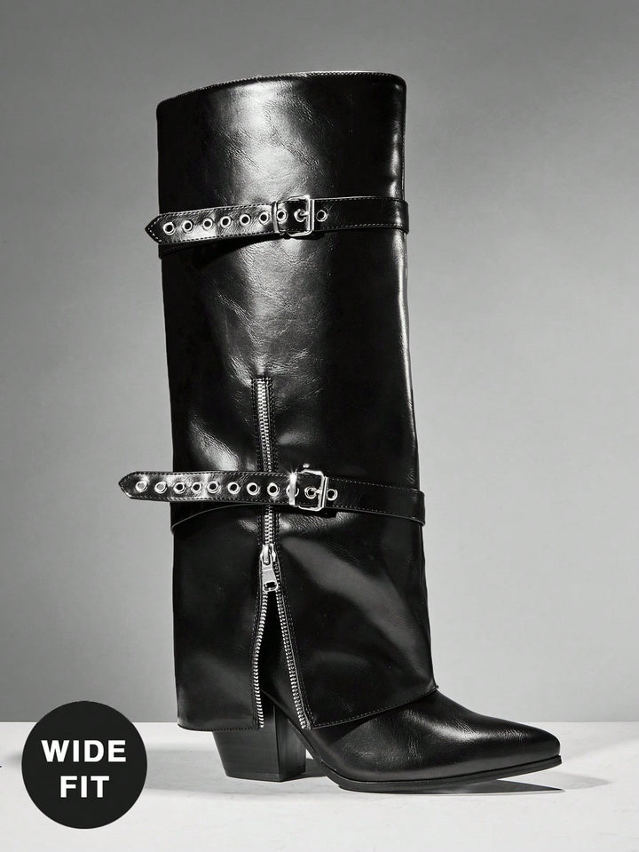 Botine SHEIN, negru