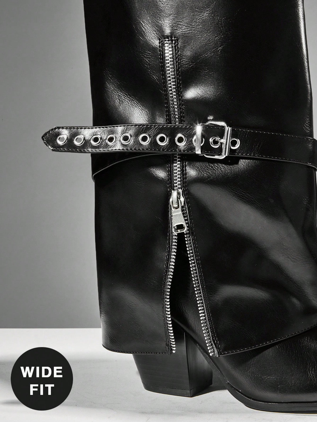Botine SHEIN, negru