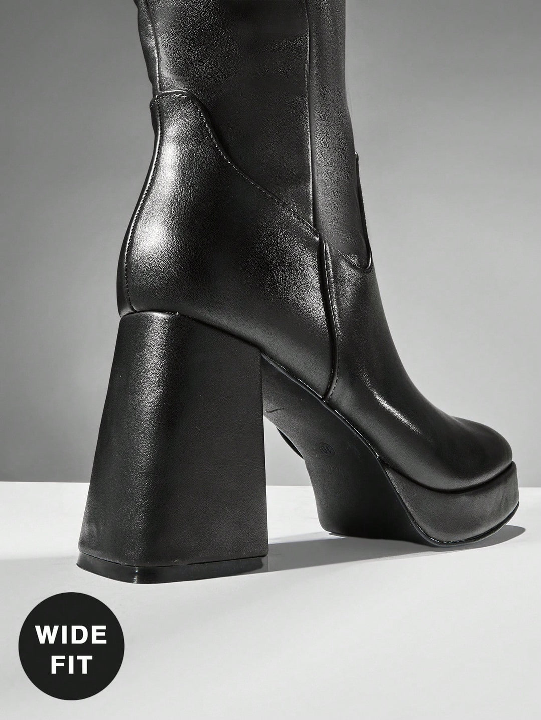 Botine SHEIN, negru