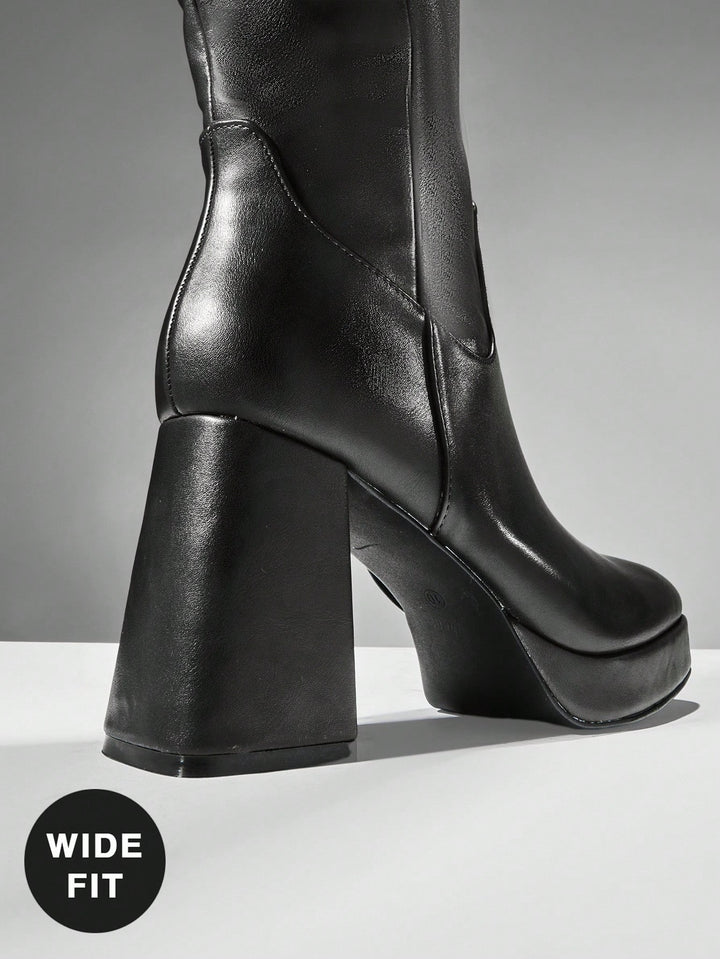 Botine SHEIN, negru