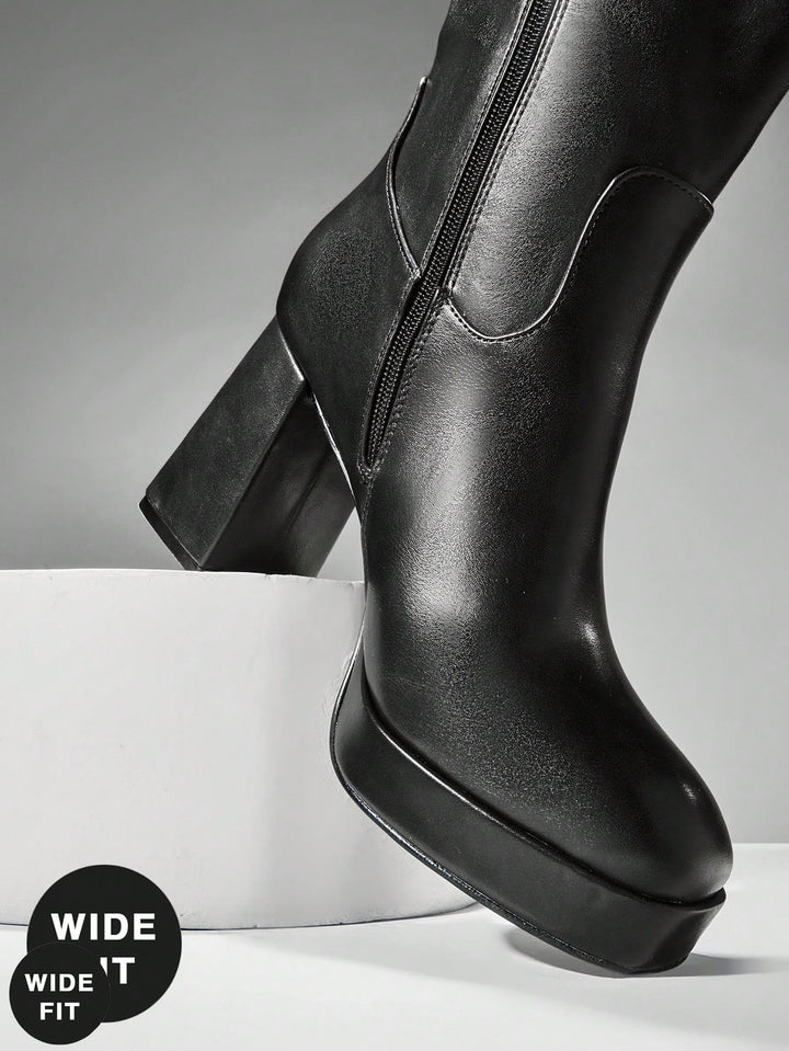 Botine SHEIN, negru