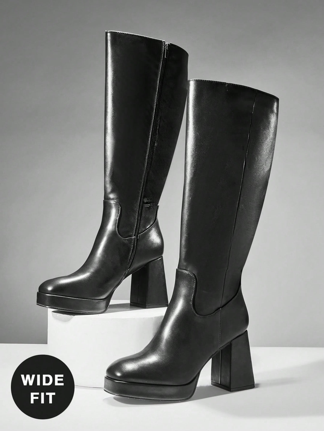 Botine SHEIN, negru