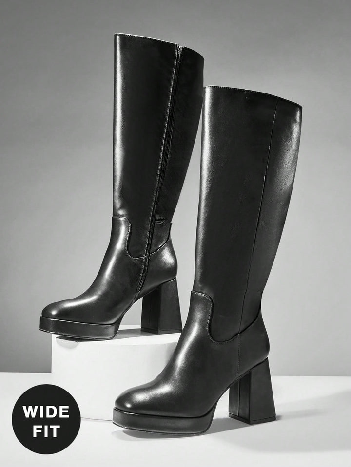 Botine SHEIN, negru