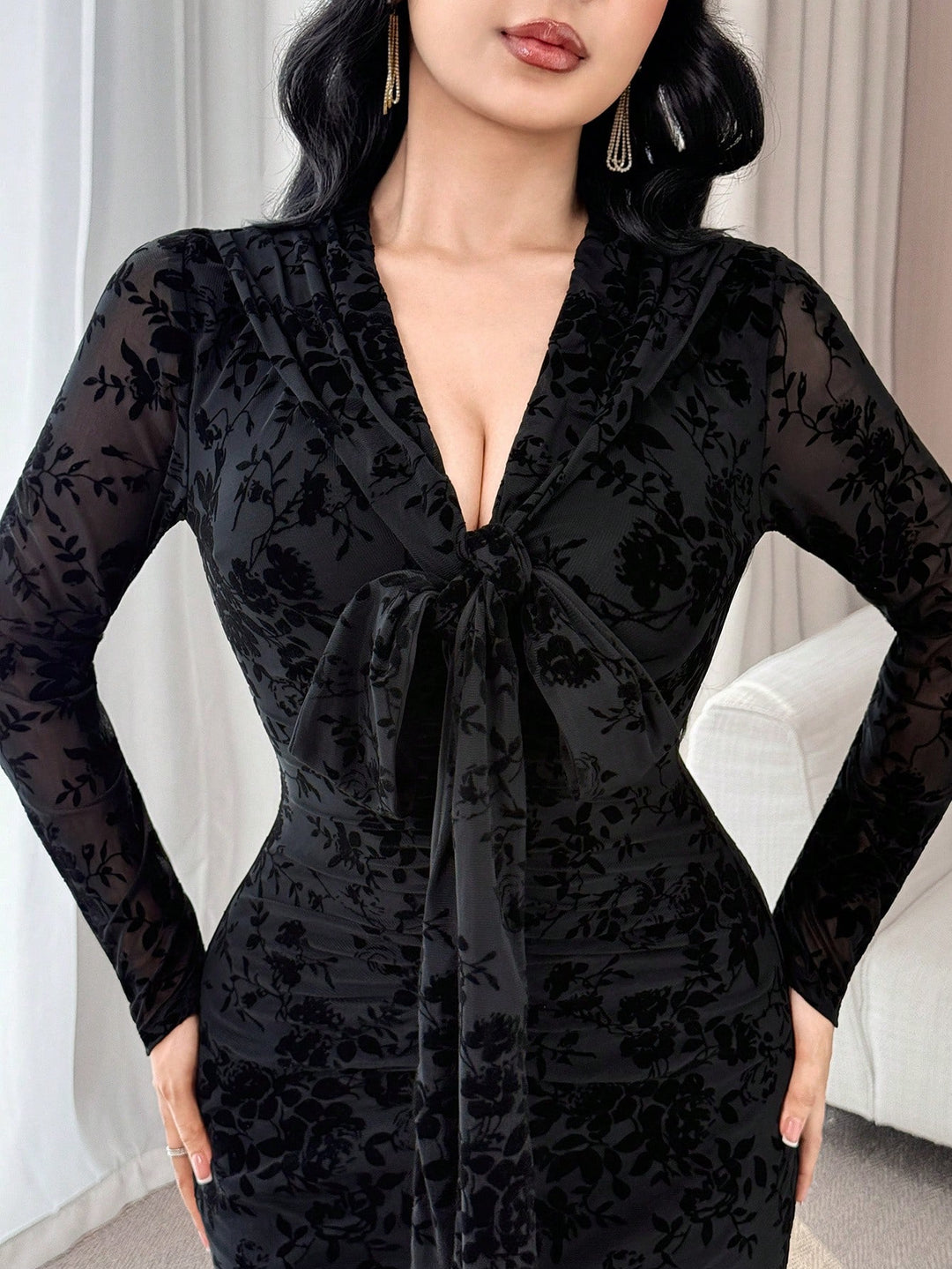 Rochie maxi SHEIN, negru
