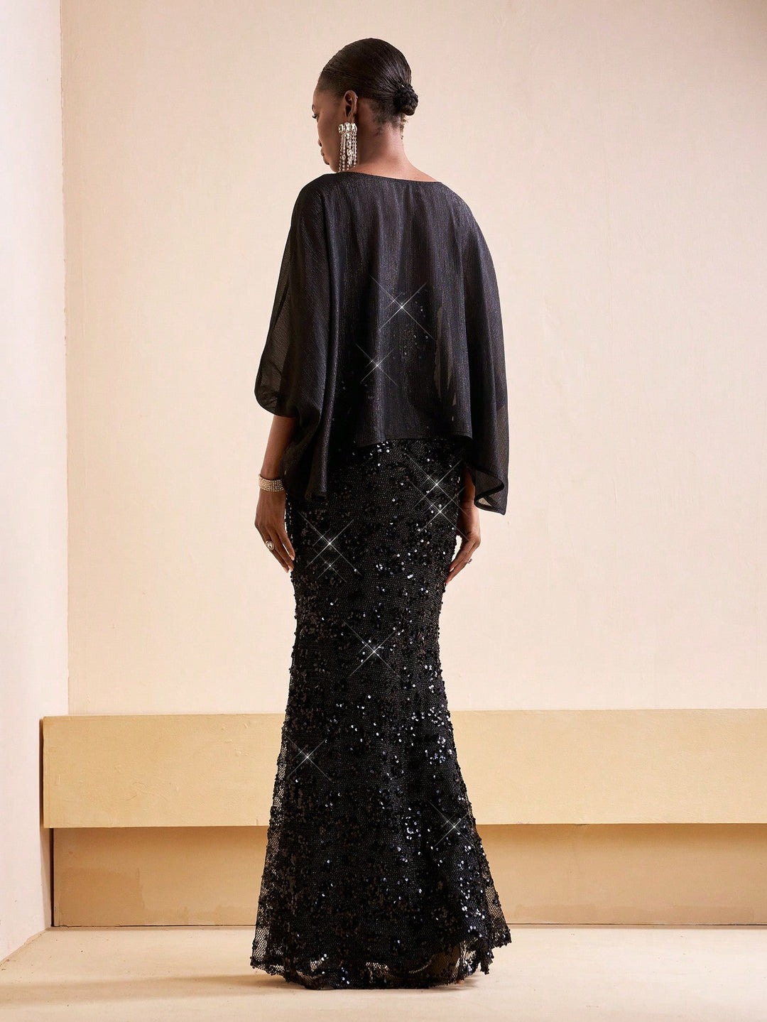 Rochie maxi SHEIN, negru
