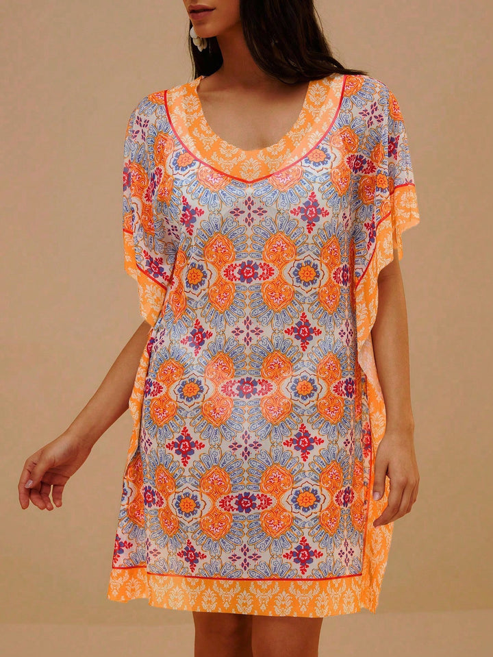 Rochie de plajă SHEIN, mix culori