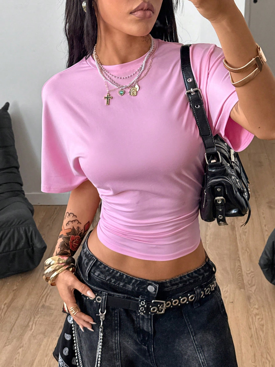 Tricou SHEIN, roz