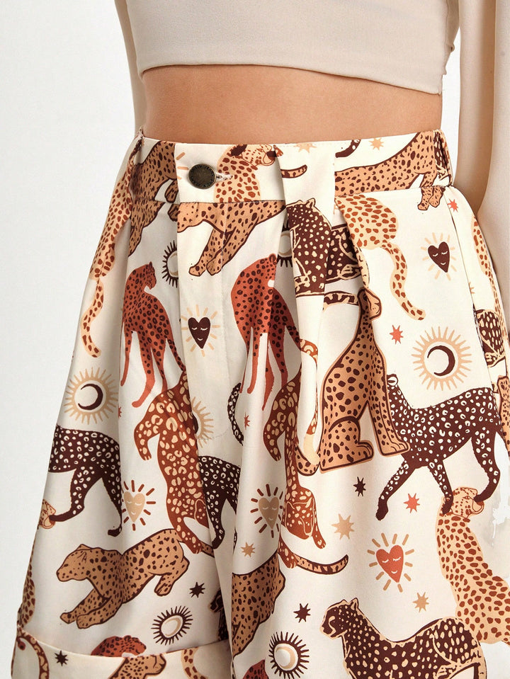 SHEIN rövidnadrág, khaki