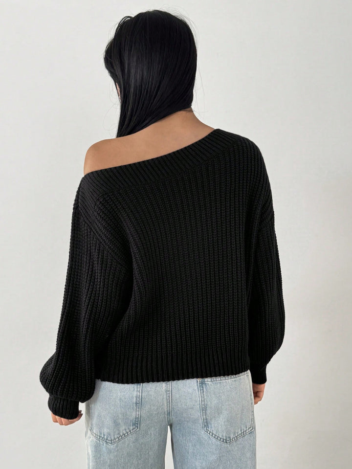 Pulover SHEIN, negru