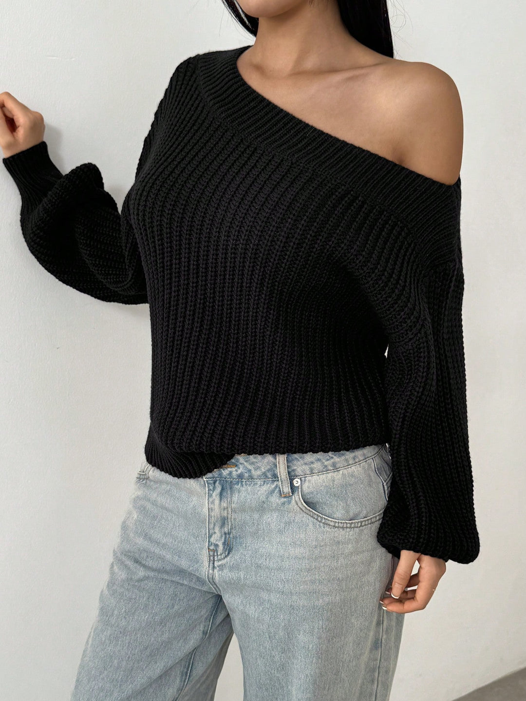 Pulover SHEIN, negru