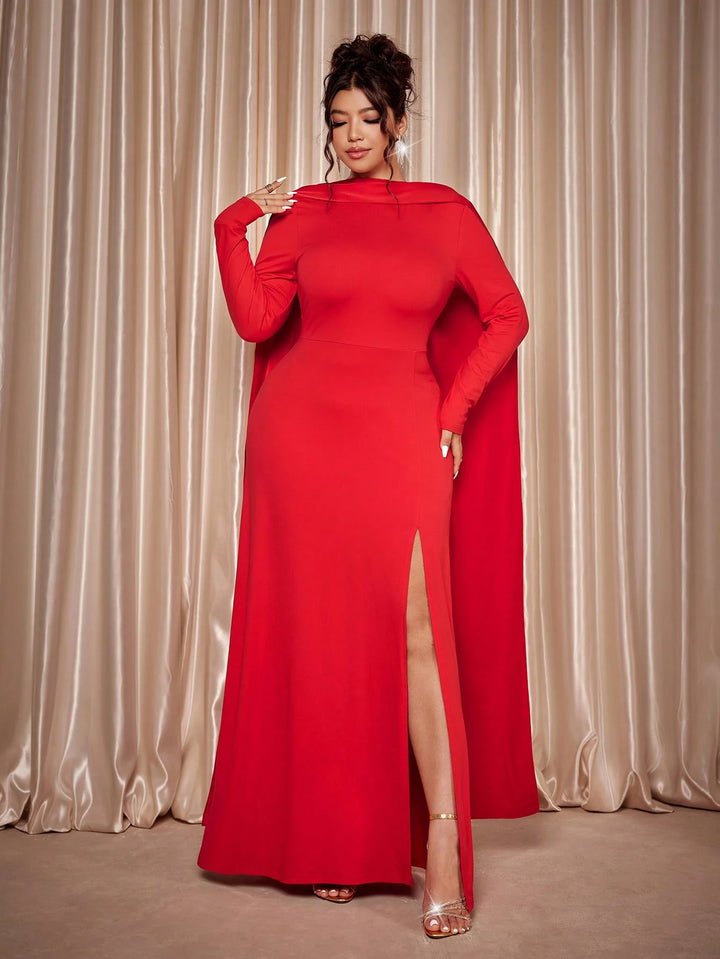 Rochie maxi SHEIN, roșu