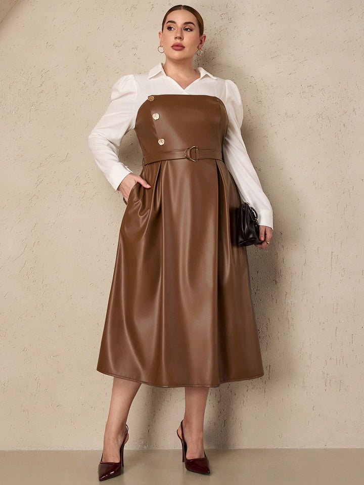 Rochie midi SHEIN, mix culori