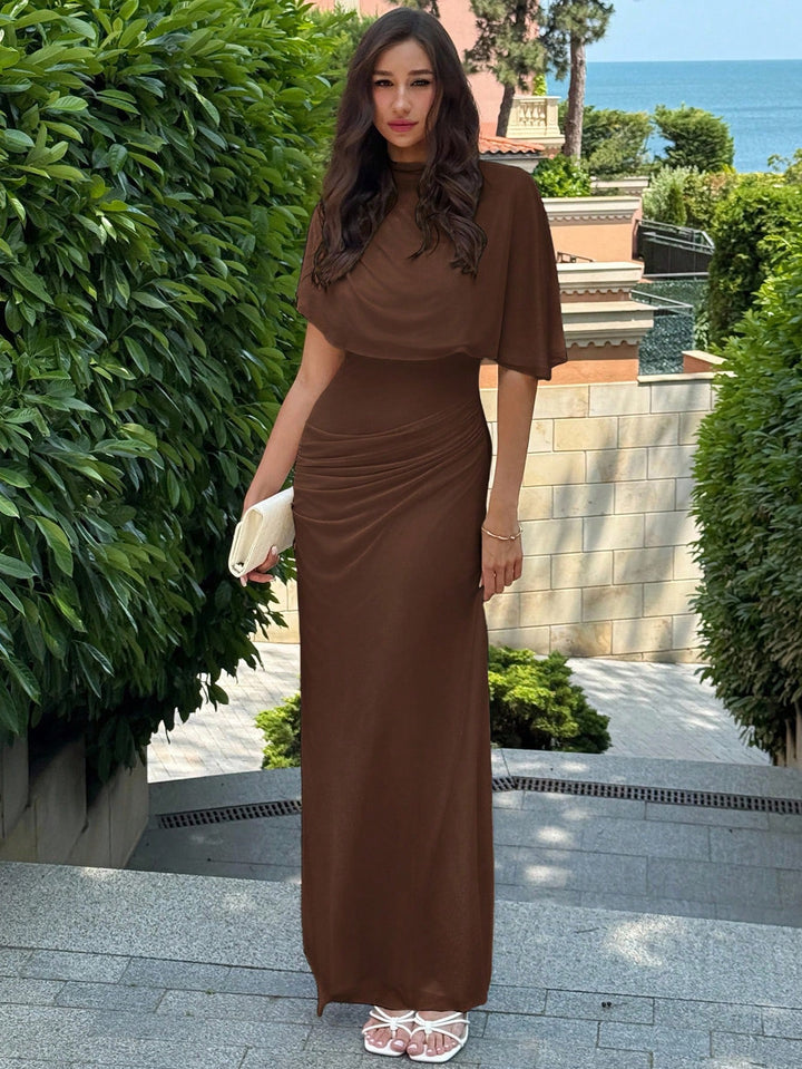 Rochie maxi SHEIN, maro