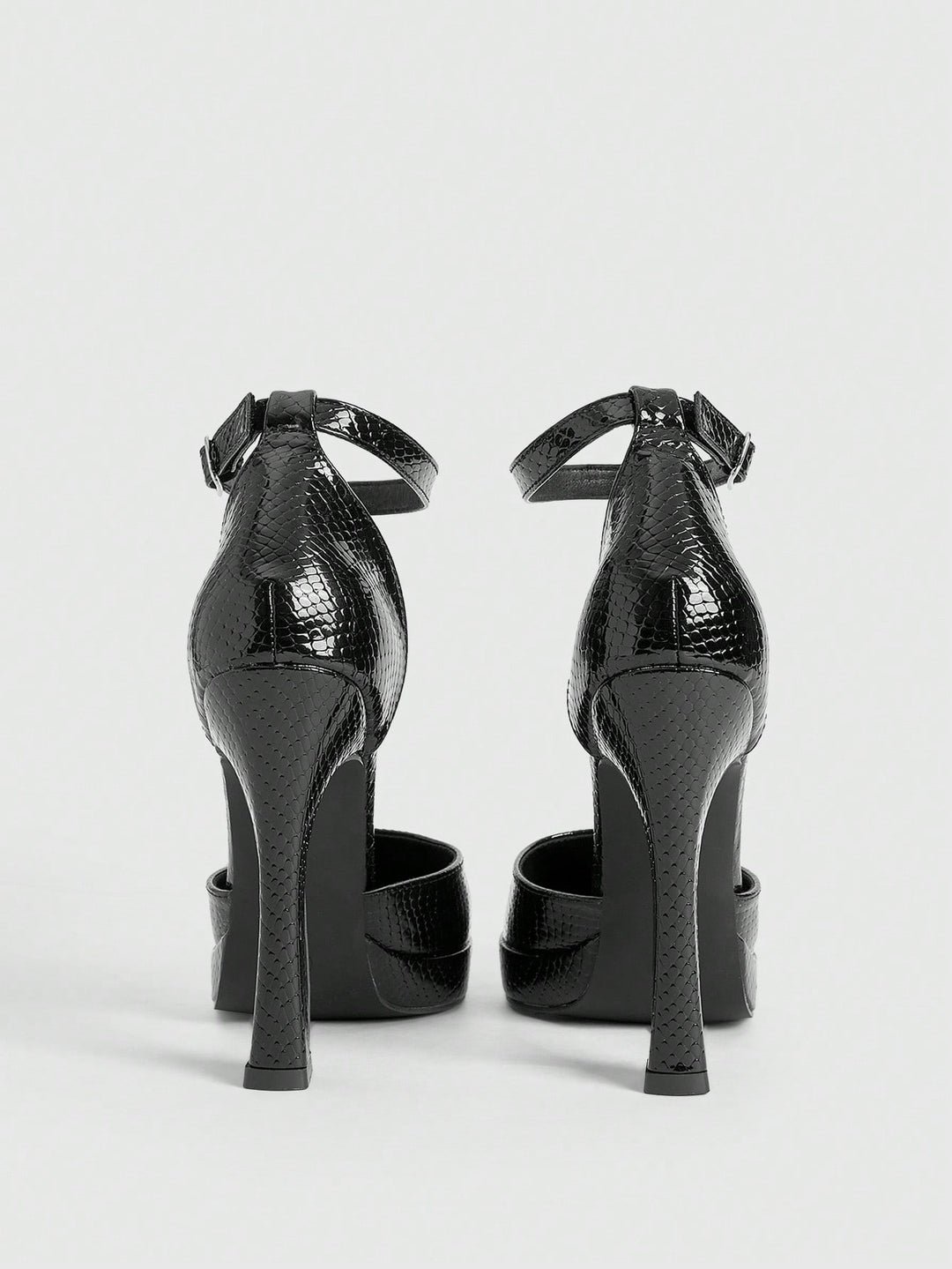 Pantofi cu toc SHEIN, negru