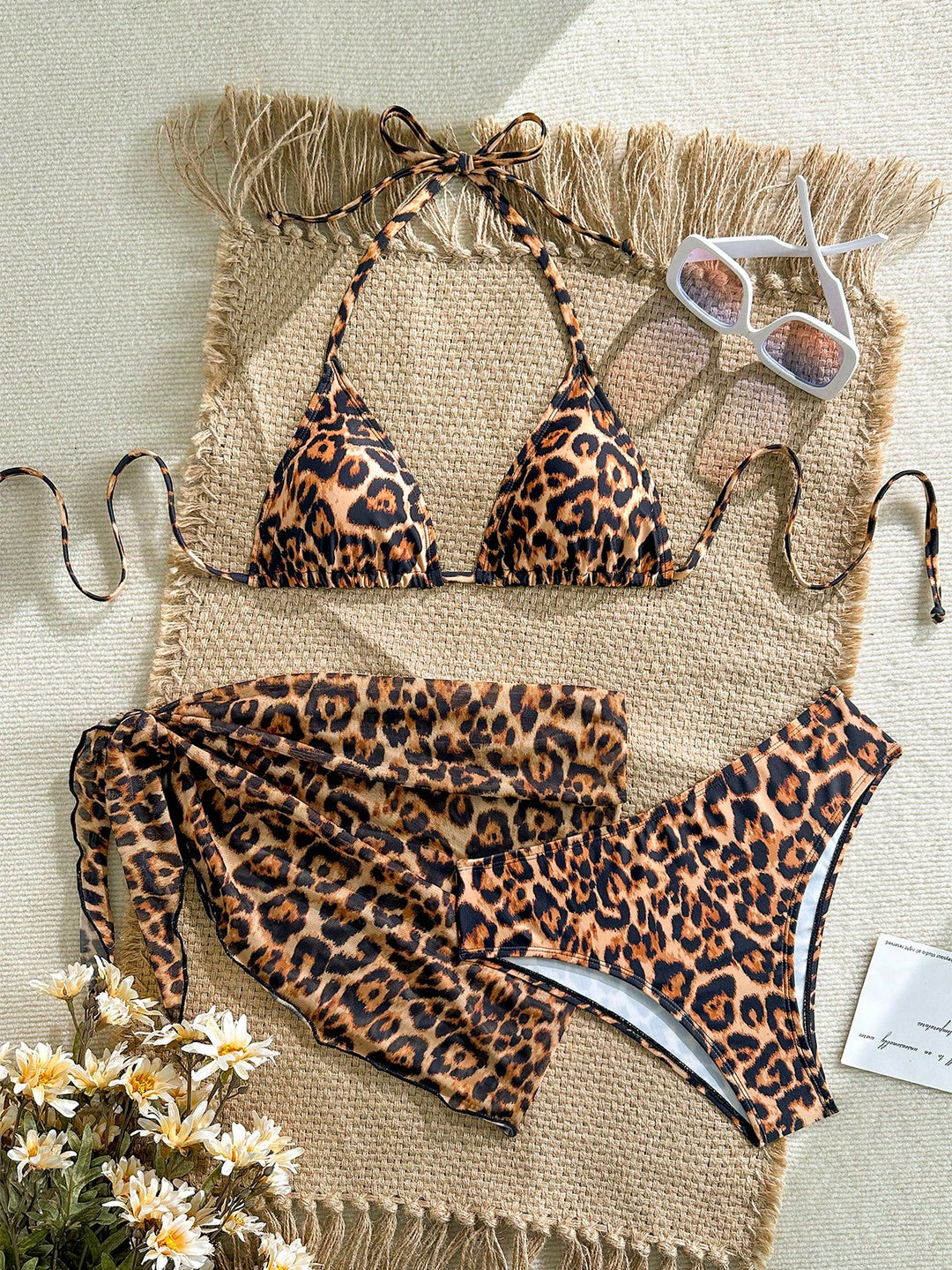 Set costum de baie SHEIN, mix culori