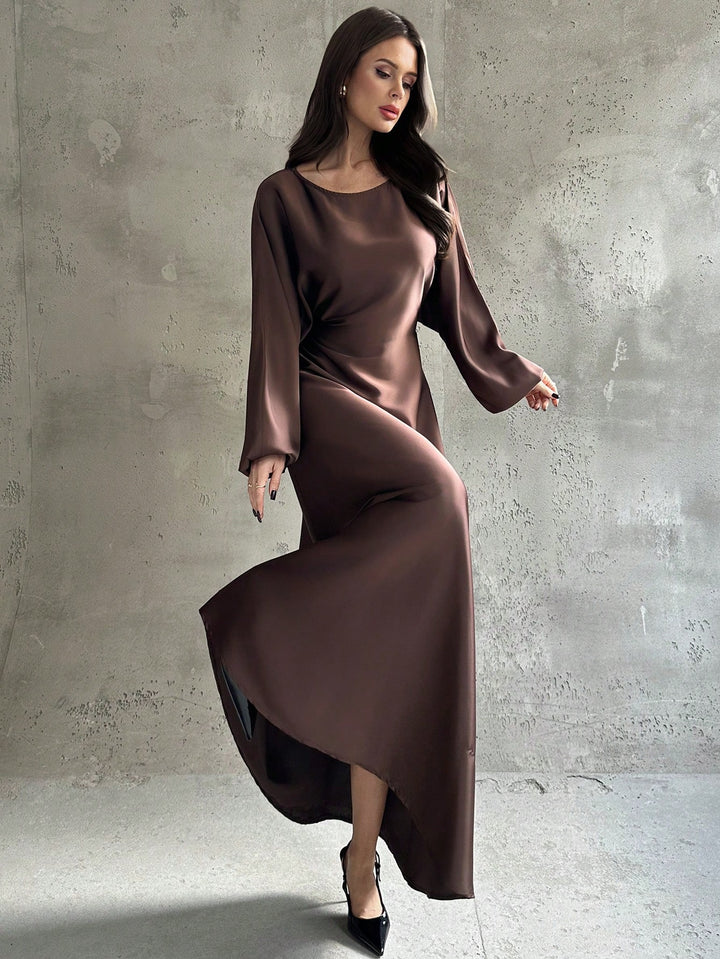 Rochie maxi SHEIN, maro