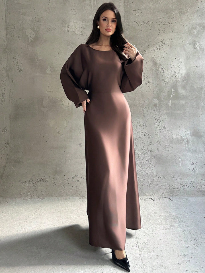 Rochie maxi SHEIN, maro