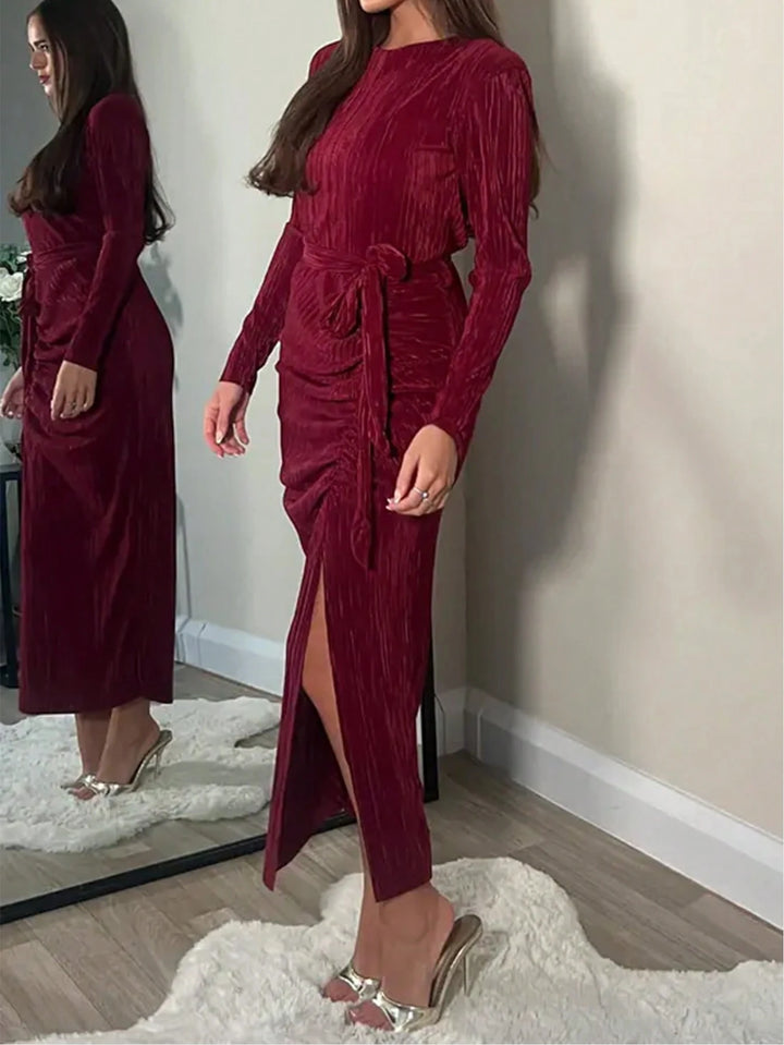 Rochie midi Shein, vișiniu