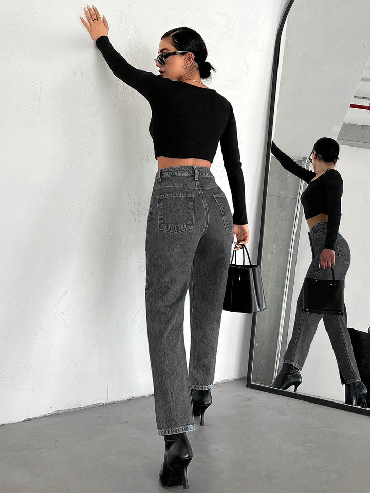 Jeans SHEIN, gri