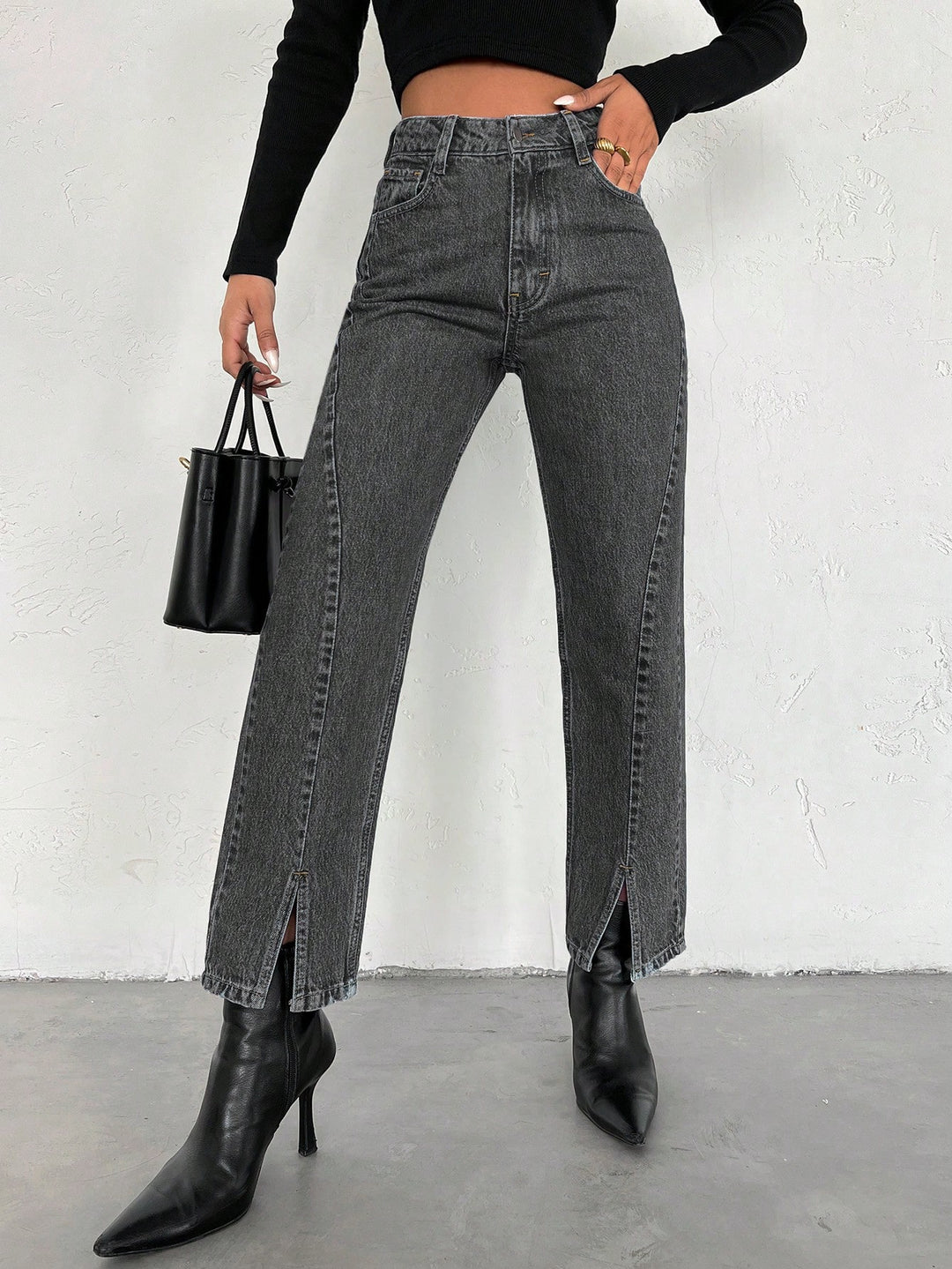 Jeans SHEIN, gri