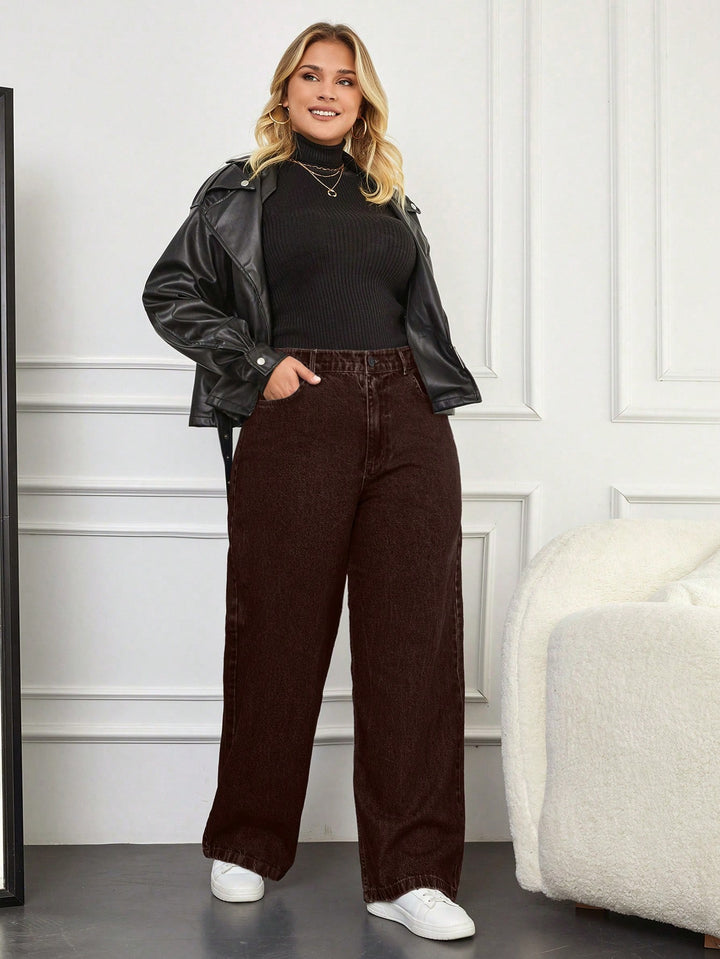 Jeans SHEIN, maro