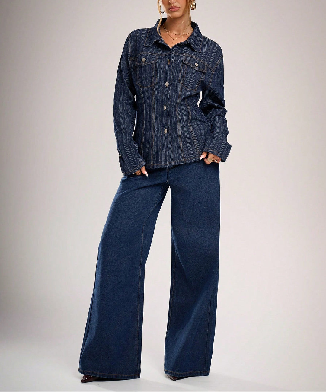 SHEIN farmering, kék