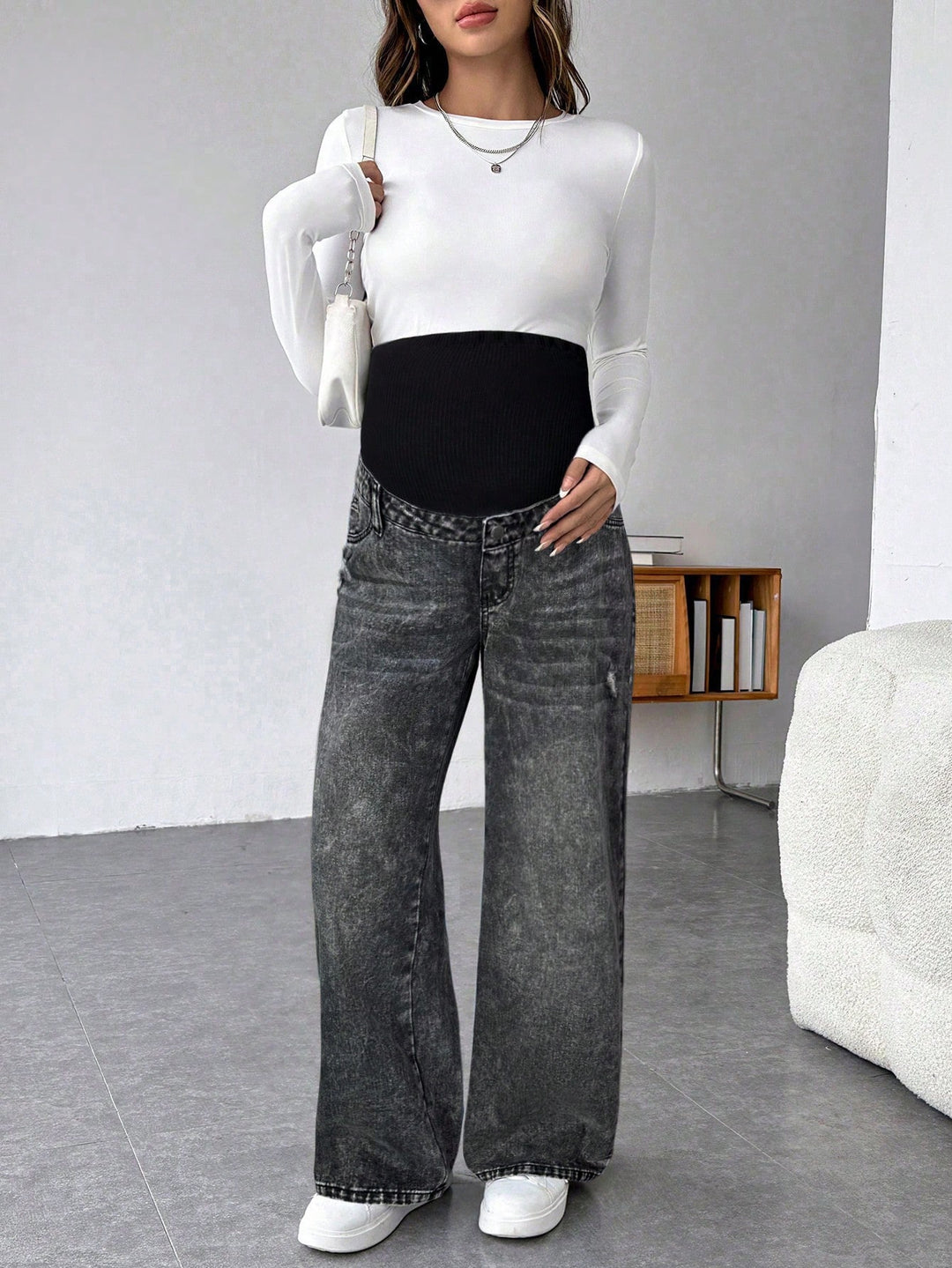 Jeans SHEIN, negru