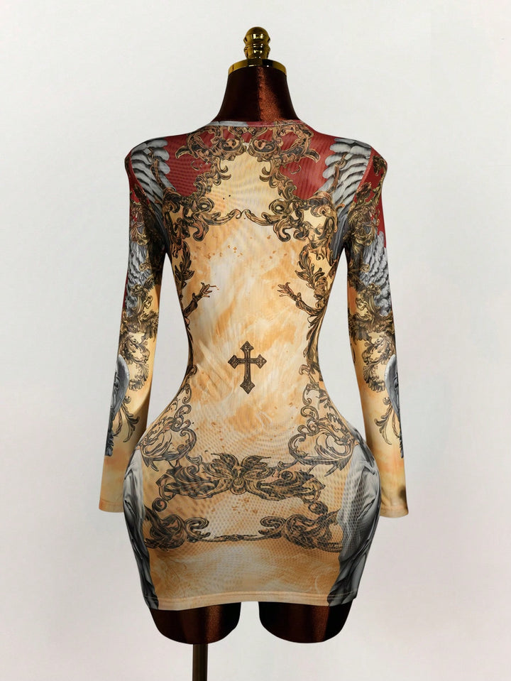 Rochie mini SHEIN, mix culori