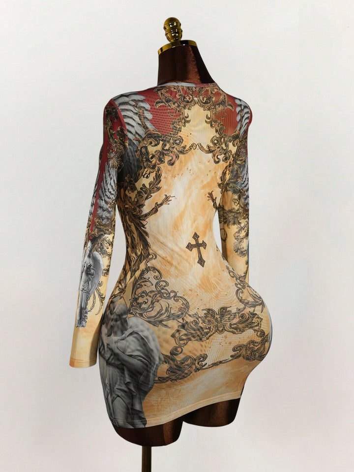 Rochie mini SHEIN, mix culori