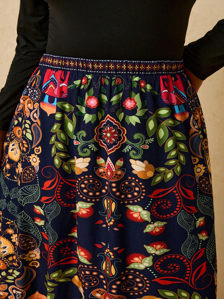 SHEIN maxi szoknya, többszínű