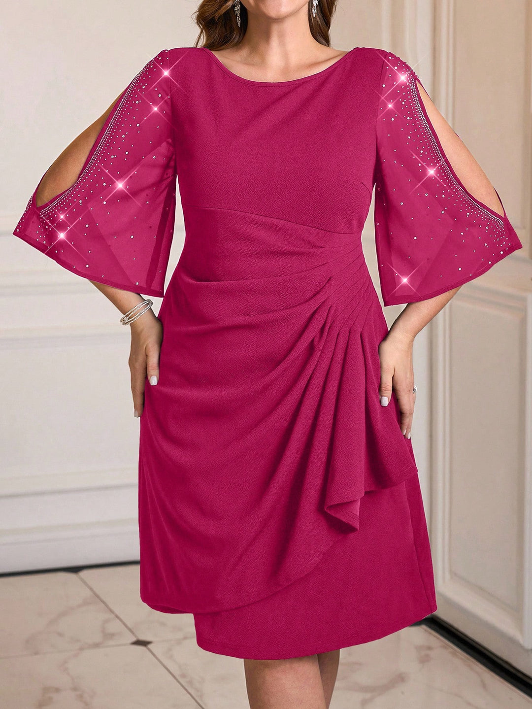 Rochie mini  SHEIN, roz