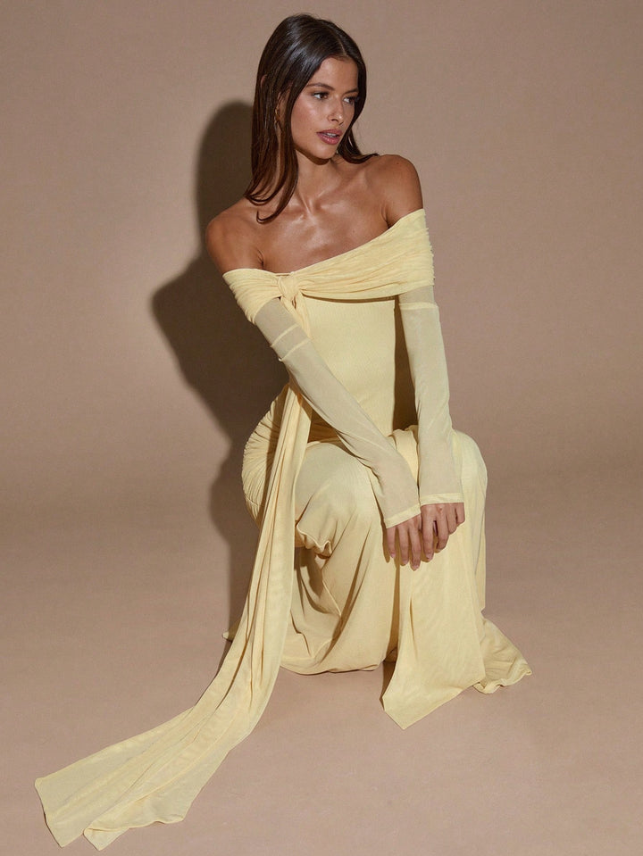 Rochie maxi SHEIN, galben