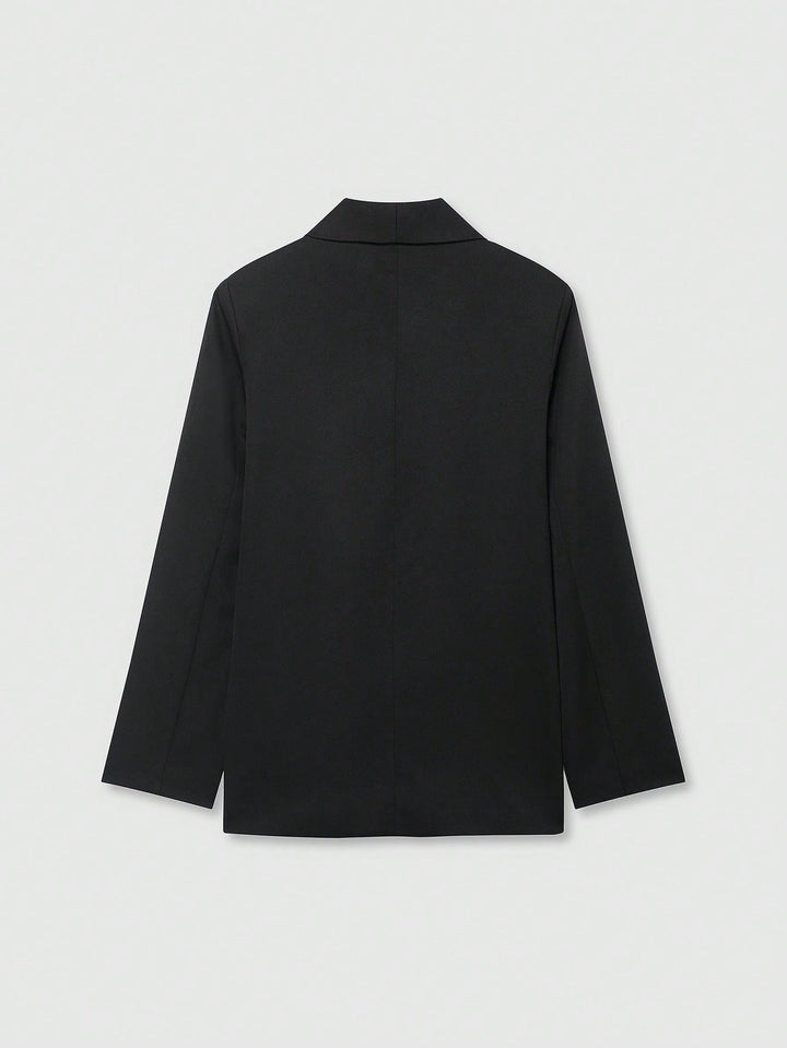 Sacou SHEIN, negru
