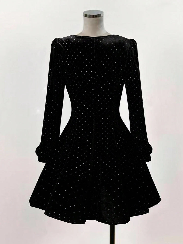 SHEIN mini ruha, fekete