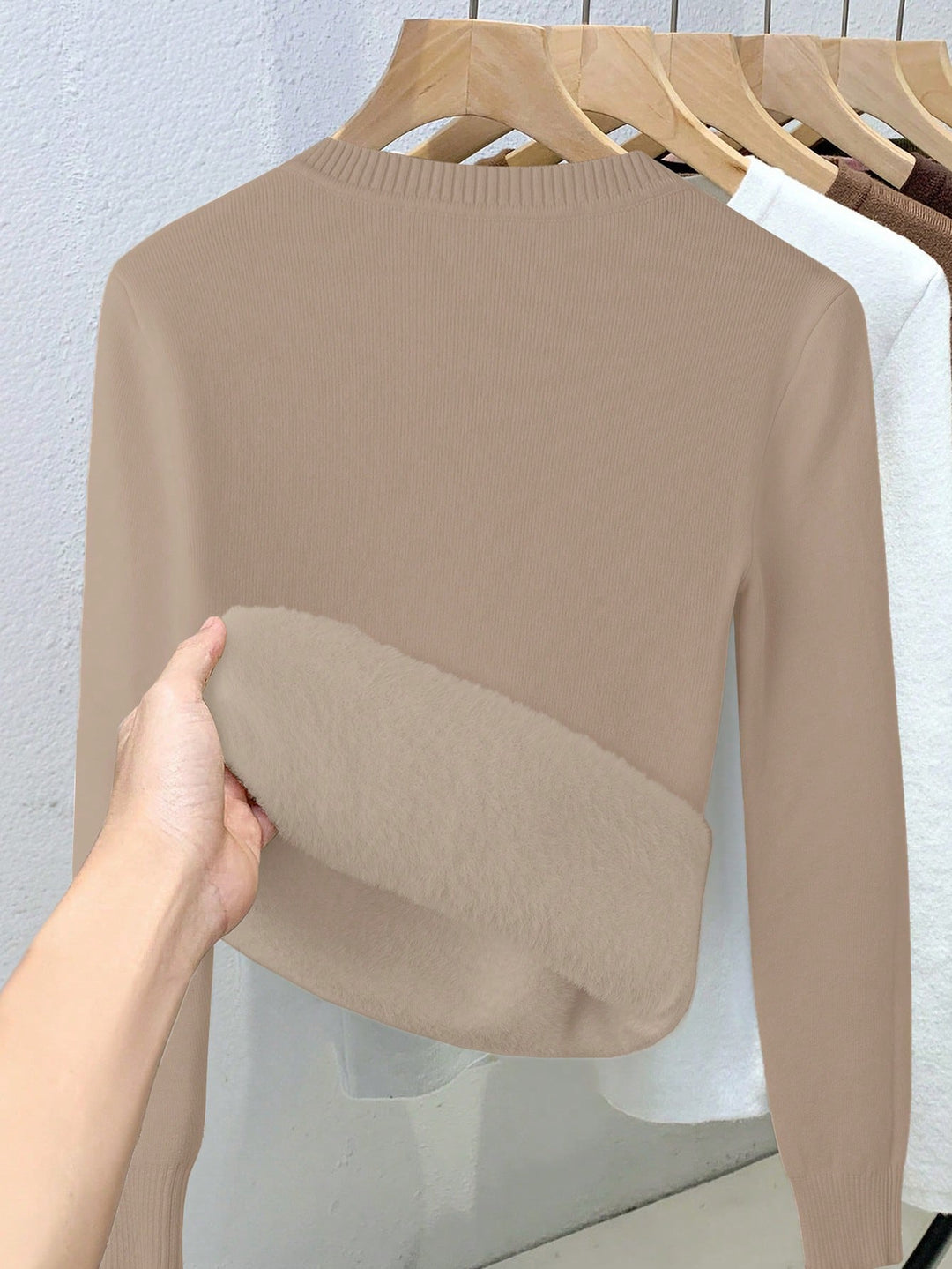 Pulover SHEIN, kaki
