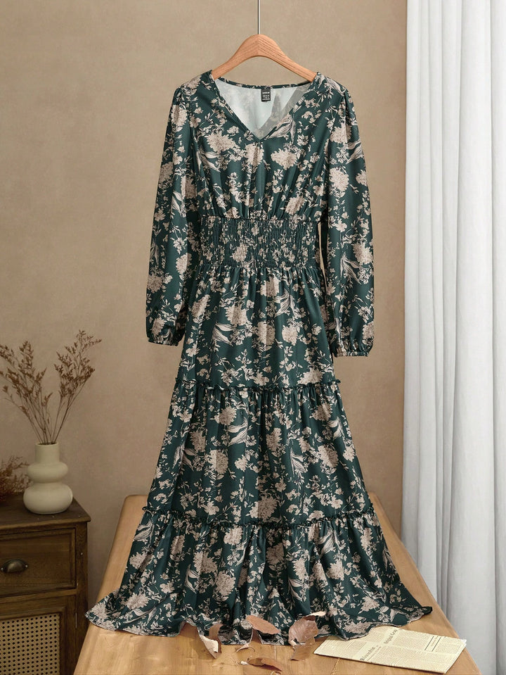 Rochie maxi SHEIN, verde