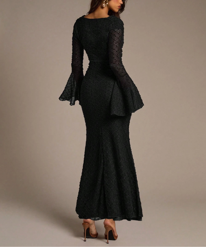 SHEIN maxi ruha, fekete