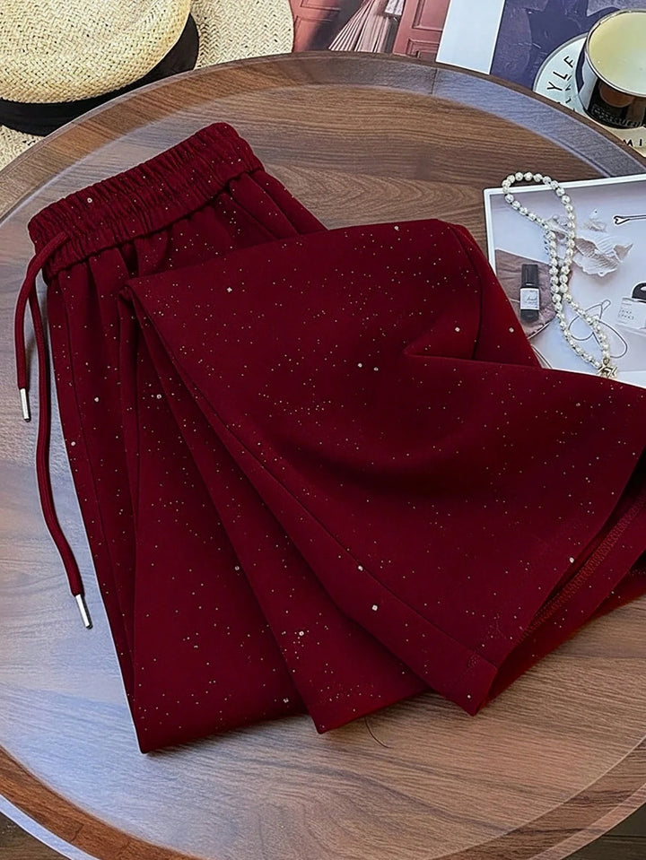 Pantaloni SHEIN, vișiniu