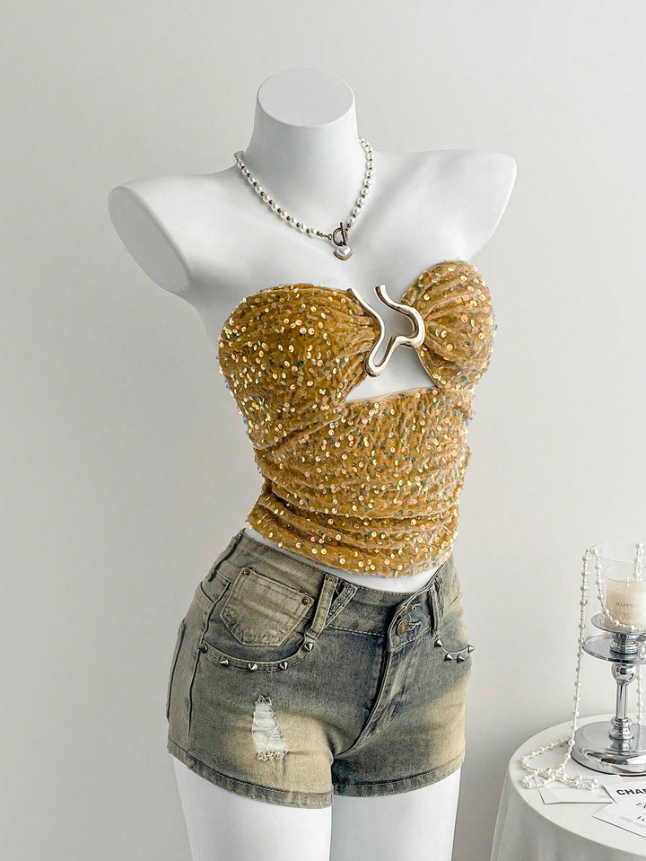 Top Shein, galben